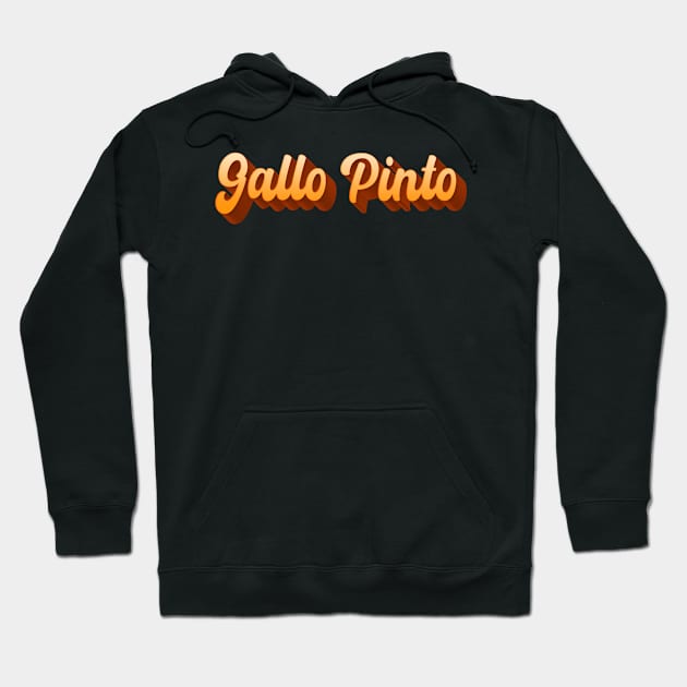 Gallo Pinto Perfect Rice And Beans Court Hoodie by Print-Dinner